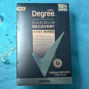 Degree Men Maximum Recovery Body Wipes